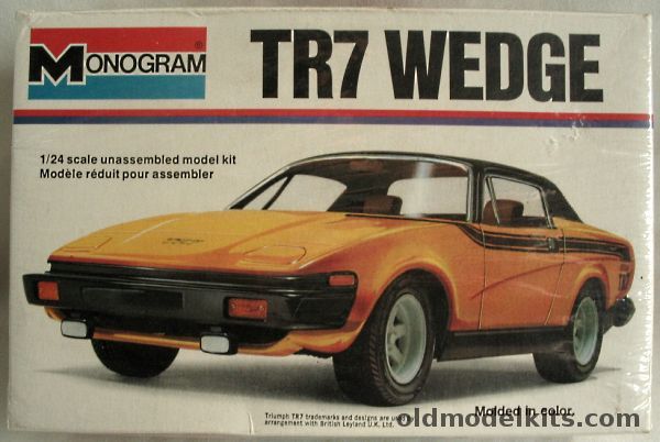 Monogram 1/24 British Leyland Triumph TR-7 Wedge, 2105 plastic model kit